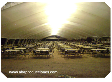 RENTA DE CARPAS GIGANTES PARA BANQUETES